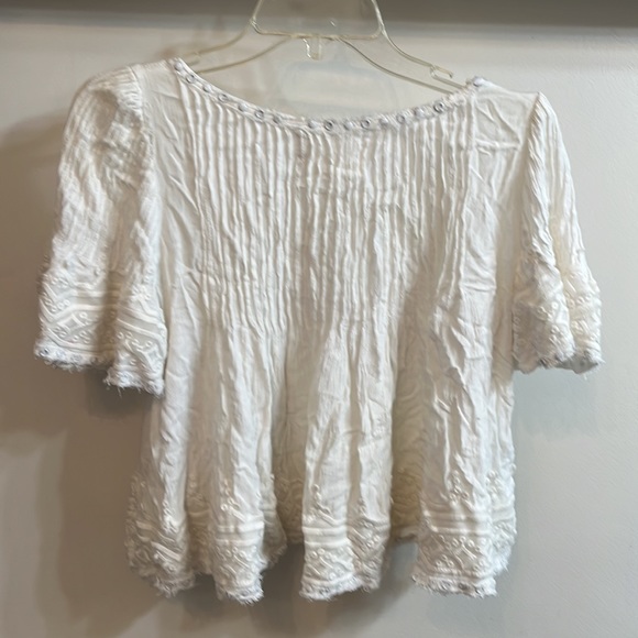 ISABEL MARANT Runway "Alexia" White Grommet Stud Embroidered Mainline - Picture 4 of 8